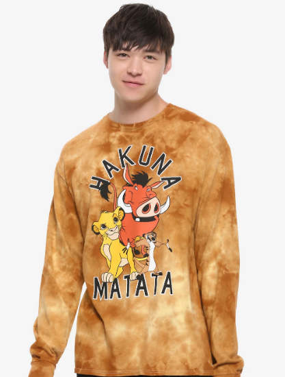 lion king long sleeve shirt